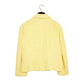 CHANEL Yellow Tweed cropped blazer