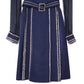 PRADA crystal-embellished chiffon mini dress 40