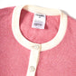 CHANEL Pink & White Cashmere Cardigan Jacket