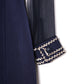 PRADA crystal-embellished chiffon mini dress 40