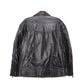 DUCIE LONDON Samantha Distressed Leather Biker Jacket