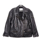 DUCIE LONDON Samantha Distressed Leather Biker Jacket
