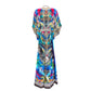 CAMILLA Long Dress with Smocked Waist Cafe Nairobi S