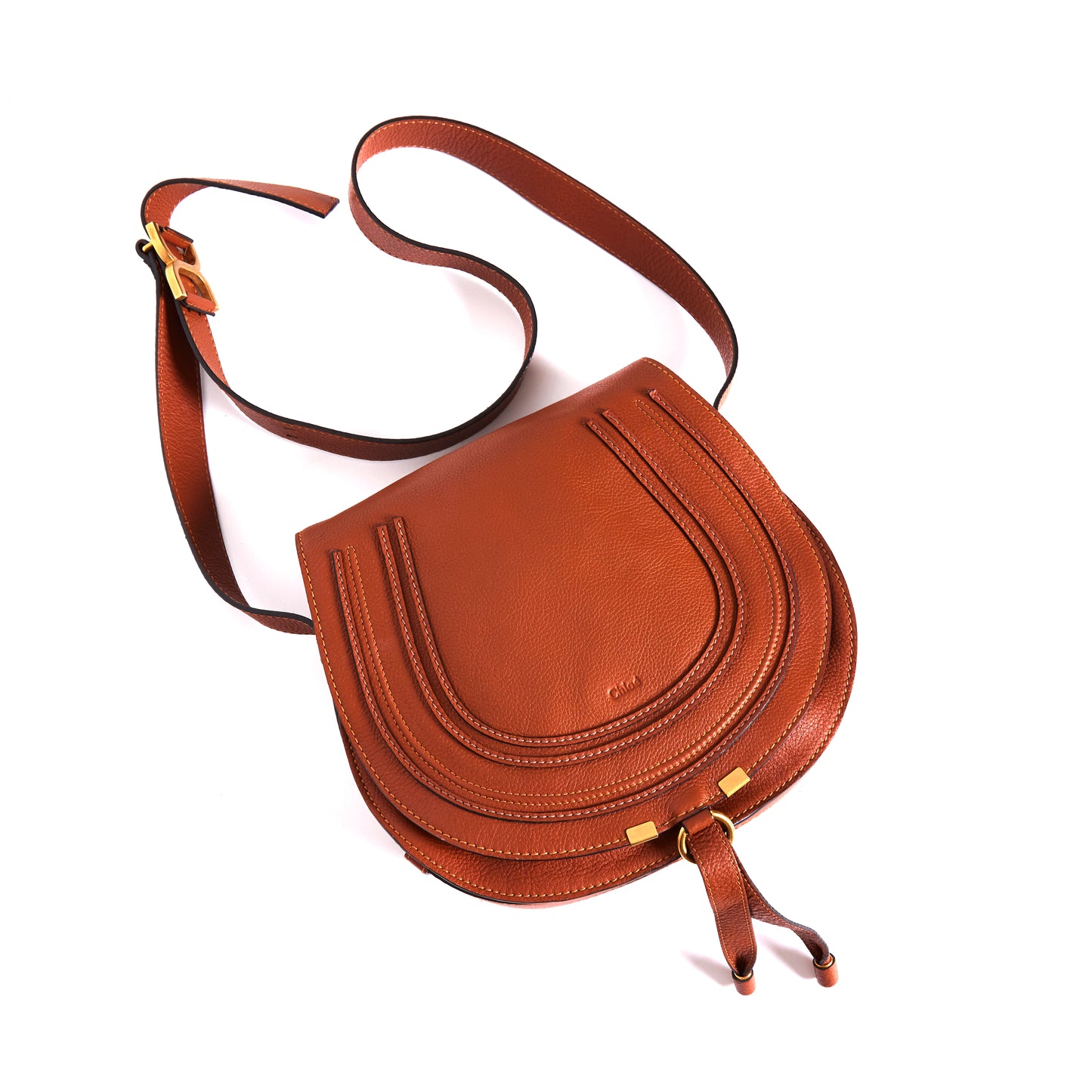 CHLOE Marcie Medium Bag - Tan