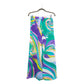 EMILIO PUCCI Silk Hibiscus Print Pants 8-10