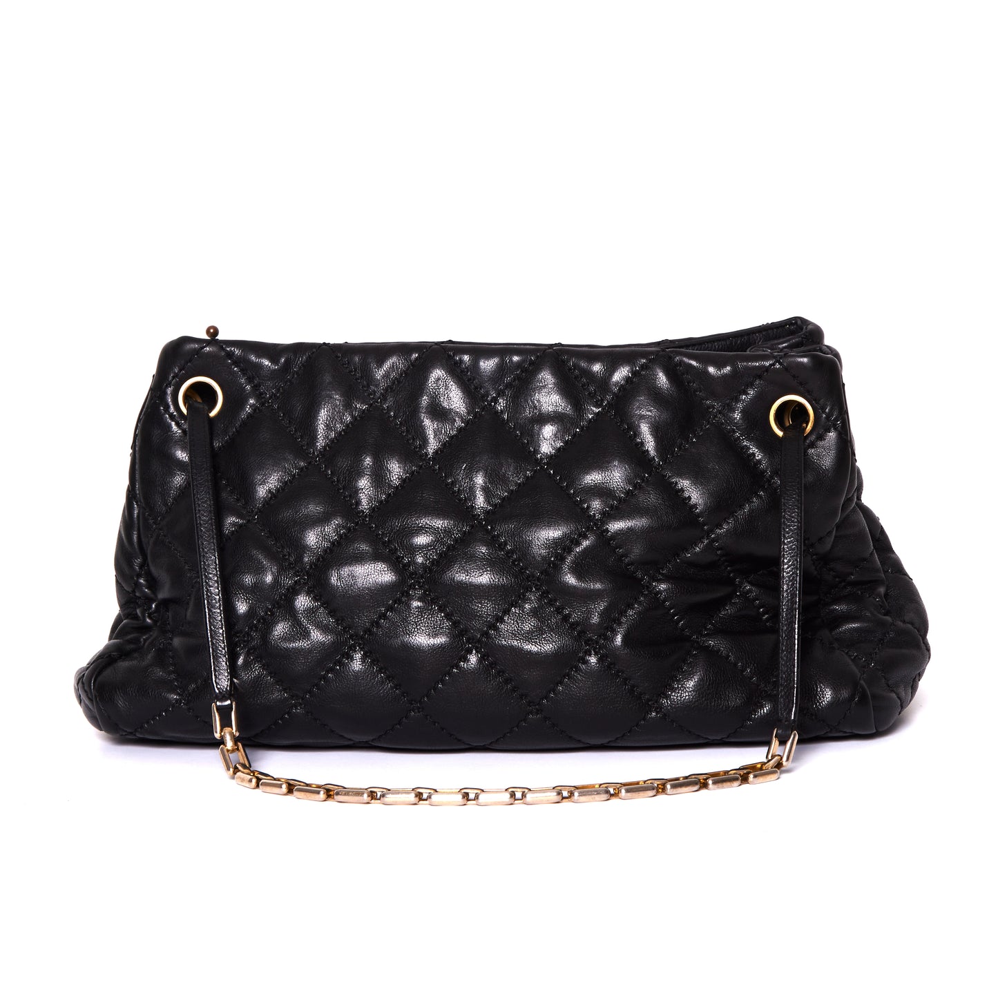 CHANEL Quilted Lion Charm Shoulder Bag