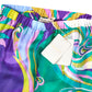 EMILIO PUCCI Silk Hibiscus Print Pants 8-10