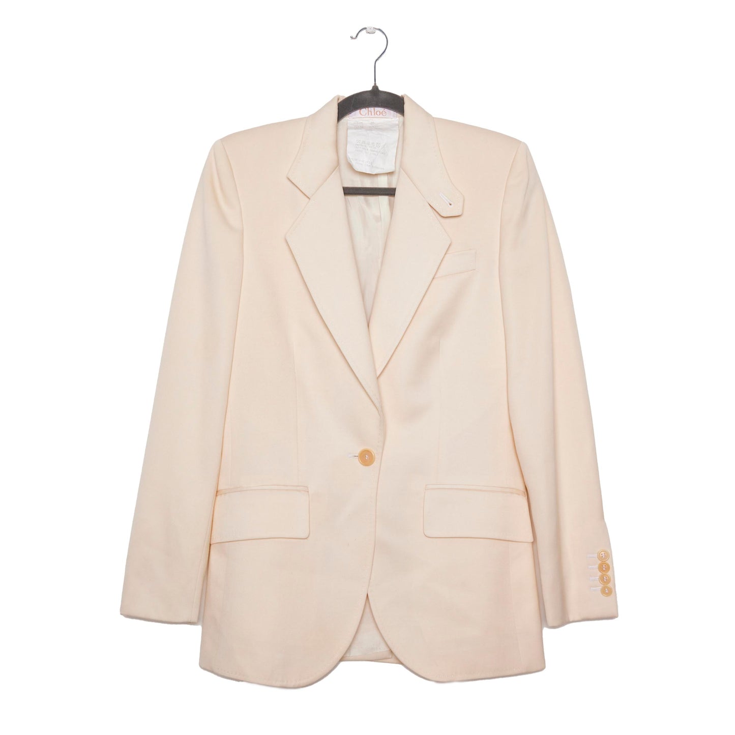CHLOE Linen and Silk Twill Blazer