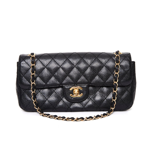 CHANEL East West Flap Bag