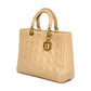 DIOR Lady Dior Beige Handbag