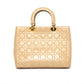 DIOR Lady Dior Beige Handbag