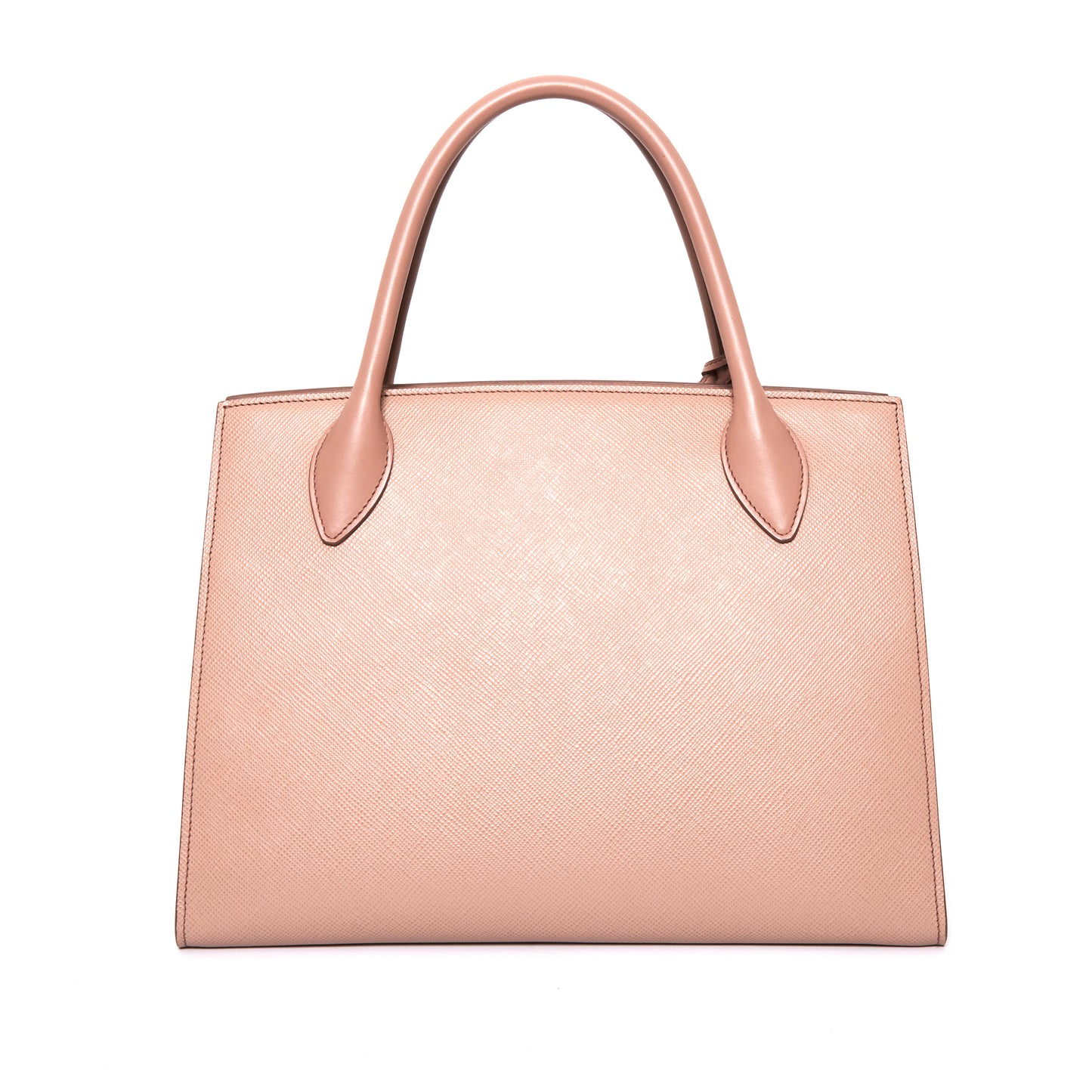 PRADA large monochromatic tote in blush pink
