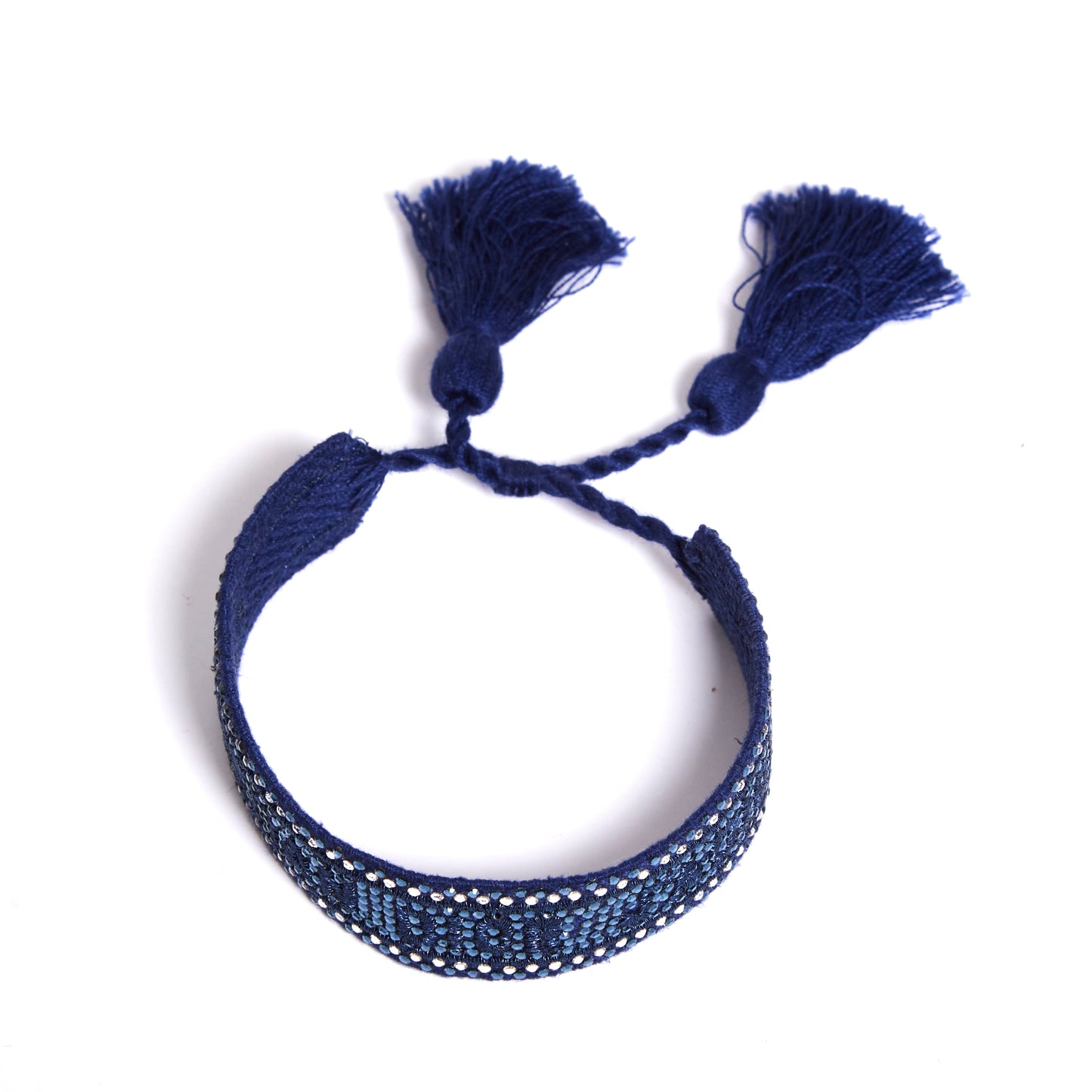 DIOR J'adior Frabric and crystal bracelet