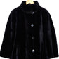 MAXIMILIAN midnight navy blue reversible Chinchilla and Mink coat