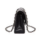 CHANEL 11.12 Classic black flap bag in caviar leather